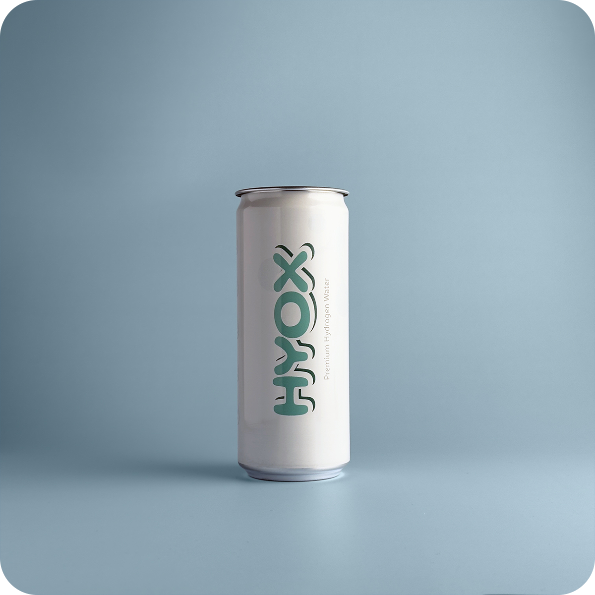 Hyox Hydrogen Water can front and back — Premium Hydrogen-Infused Water